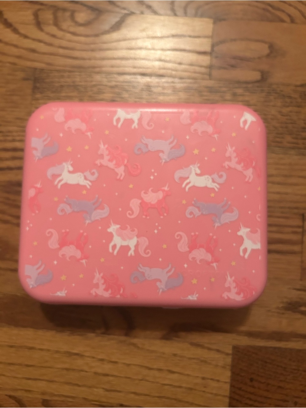 Crofton Pink & Purple Unicorn Patterned Bento Box - Convenient for School/Work